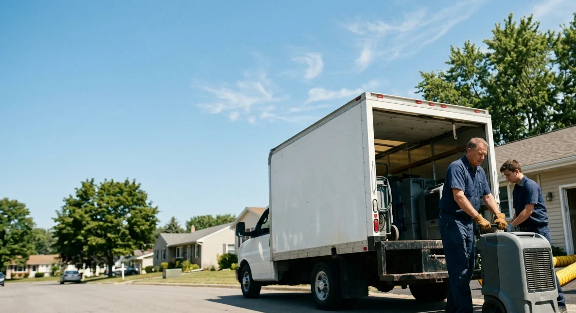 Water Damage Cleanup in Rushville, IN near me